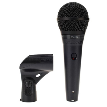 SHURE PGA 58 XLR mikrofon dynamiczny + przewód XLR